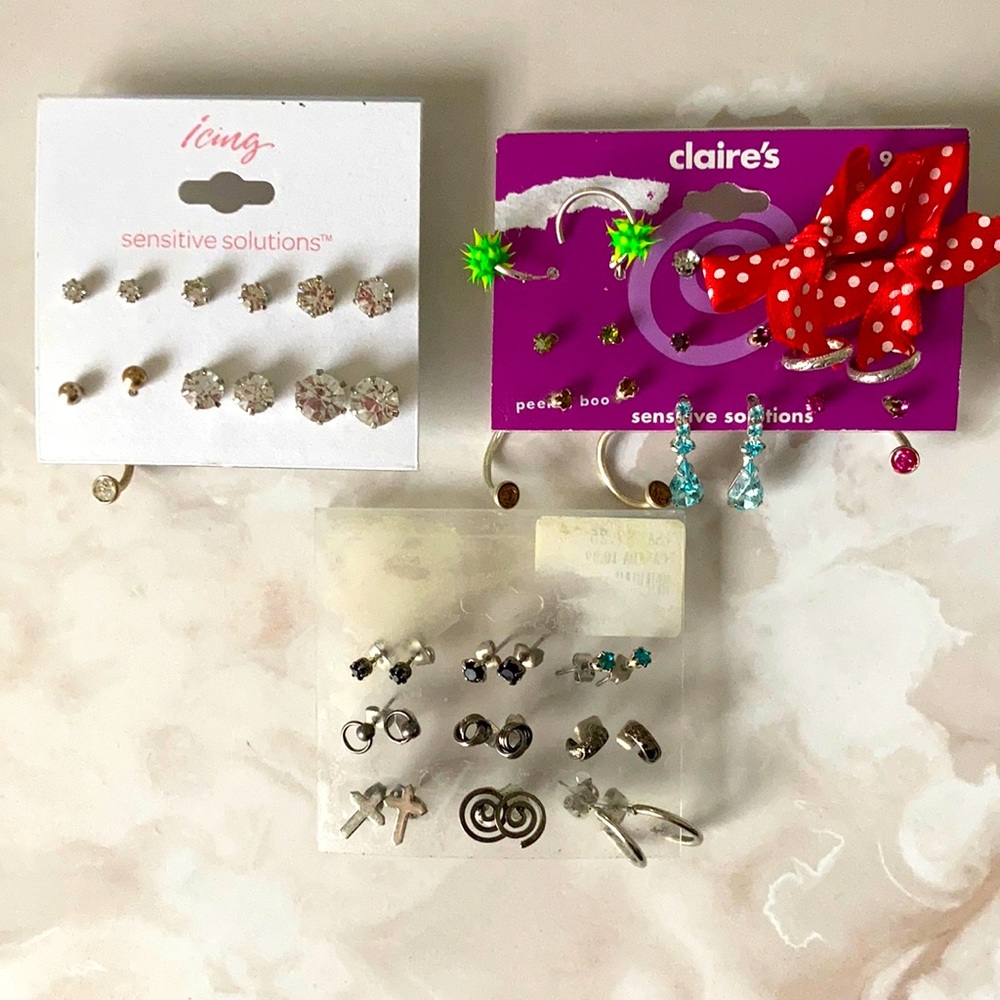 27 pairs of earrings!